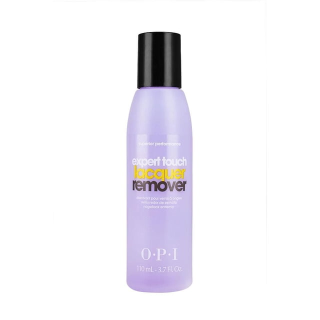 OPI Dissolvant de Vernis dans une Bouteille en Plastique Lavande de 110 ml avec Bouchon Noir, Dissolvant de Laque Tactile Étiqueté expert Conçu pour un Soin Doux des Ongles et un Retrait Efficace du Vernis à Ongles Foncé Sans Sécher les Ongles.