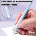 thumbnail image 4 of RRJ 5 Pack Retractable Ballpoint Pens, Quick Drying 0.5mm Black Ink Pens, Smooth Writing Pens for Study Exams Office Home, Large Capacity 5ml Ink Pens, Click Button Pens for Study Professionals, 4 of 6
