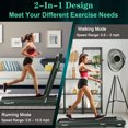 thumbnail image 4 of SuperFit 4.75HP 2 In 1 Folding Home Treadmill with Remote APP Control, 4 of 10