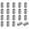thumbnail image 1 of Unique Bargains Adaptateurs Filetage Manchon Réducteur Écrou M6x1.0 Mâle à M3x0.5 Femelle pour Réparer Insert Écrou Vis Réducteur 10mm 20 Pcs, 1 of 5