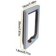 thumbnail image 2 of LSLJS Porte pour Chien en Plastique Abs, Installation d'Ouverture de Porte, Fournitures pour Animaux, 2 of 2