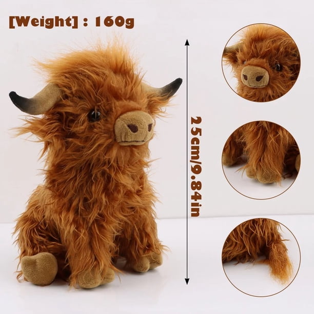 Luiuiu Squishies Vache des Highlands, Balle Anti-Stress Sensorielle à Remontée Lente pour Soulager l'Anxiété, Cadeau de Panier de Pâques pour Amoureux des Vaches (Couleur Aléatoire Luiuiu Squishies Vache des Highlands, Balle Anti-Stress Sensorielle à Remontée Lente pour Soulager l'Anxiété, Cadeau de Panier de Pâques pour Amoureux des Vaches (Couleur Aléatoire
