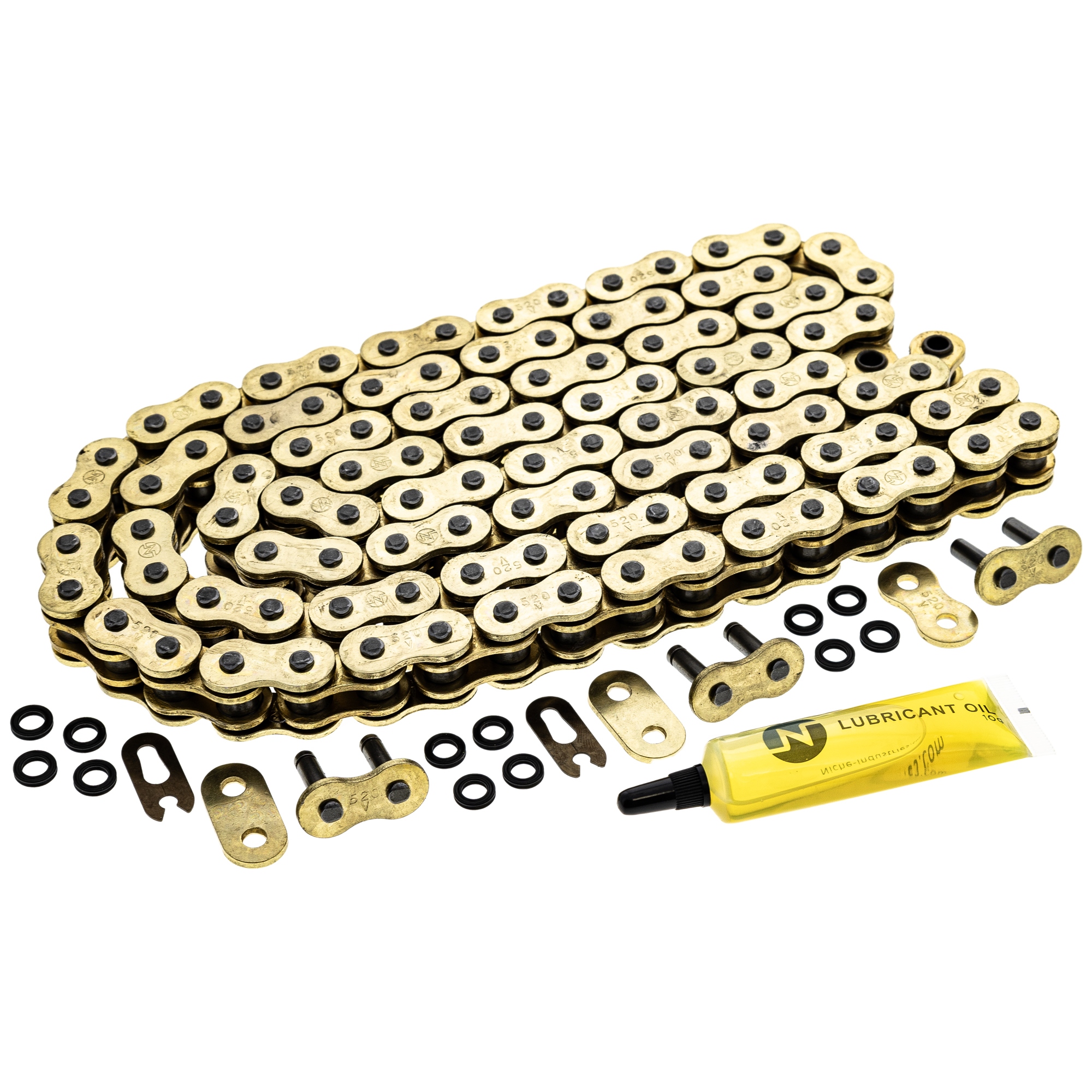 Niche Gold 520 X-Ring Chain 108 Links With Master Link Motorcycle 519-CDC2408H