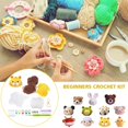 thumbnail image 3 of Animals Crochet Craft Art Tool Crochet Kit Beginners Desk Topper Home Prof M7 E9Y6, 3 of 8