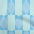 thumbnail image 1 of oneOone Polyester Spandex Bleu Clair Tissu Géométrique Allover Forme Robe Tissu Tissu Imprimé par la Cour 56 Pouces de Large, 1 of 4