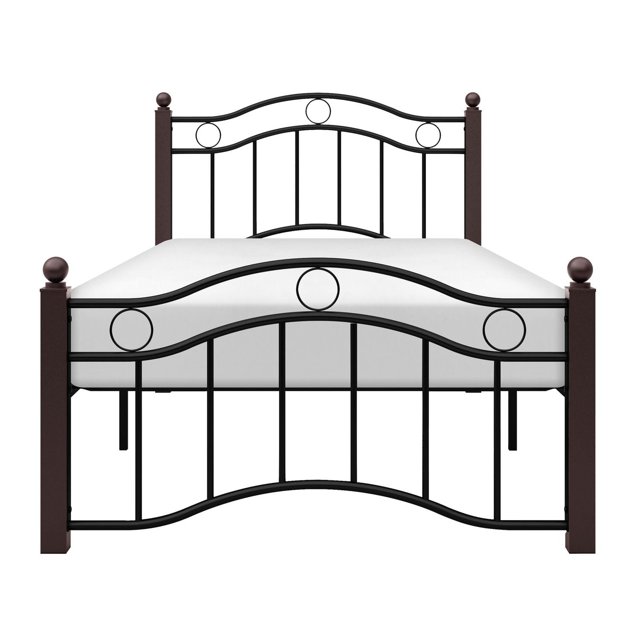Topline Home Furnishings Black Traditional Metal Bed