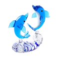 thumbnail image 2 of Dolphin Decor Dolphin Ornaments Craft Collection Sea Animal Tabletop Clear Glass D, 2 of 9
