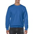 thumbnail image 1 of Gildan Men's Heavy Blend Crewneck Sweatshirt - Large - Royal, 1 of 1