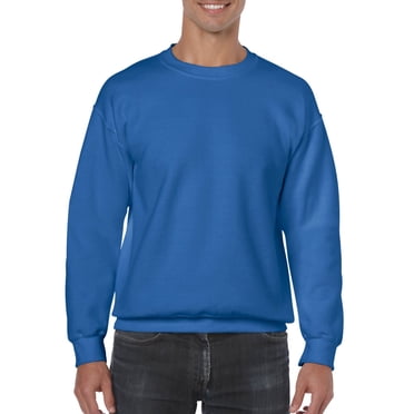 Gildan Chandail Ras du Cou pour Hommes - Moyen - Royal