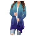 thumbnail image 1 of Pntutb Manteaux Grande Taille pour Femmes Mode Été Hiver Imprimé Manches Longues Cardigan, 1 of 5