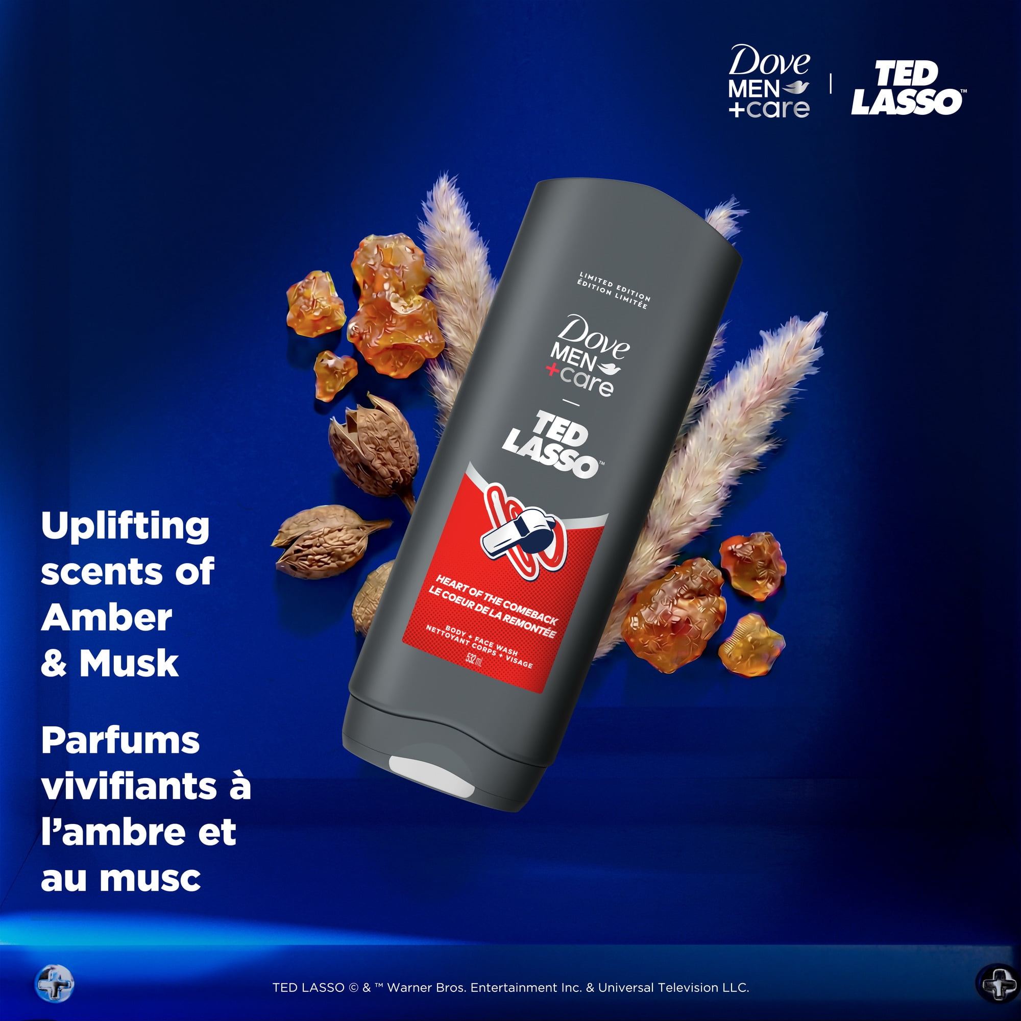Dove Men+Care Ted Lasso Body Wash The Heart of the Comeback, 532 ml | Limited Edition