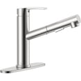thumbnail image 1 of APPASO Modern Kitchen Kitchen Faucet Faucet with with Pull Out Sprayer Single-Handle Stainless Steel Bar RV Sink Deck Plate Brushed Nickel 360, 1 of 8