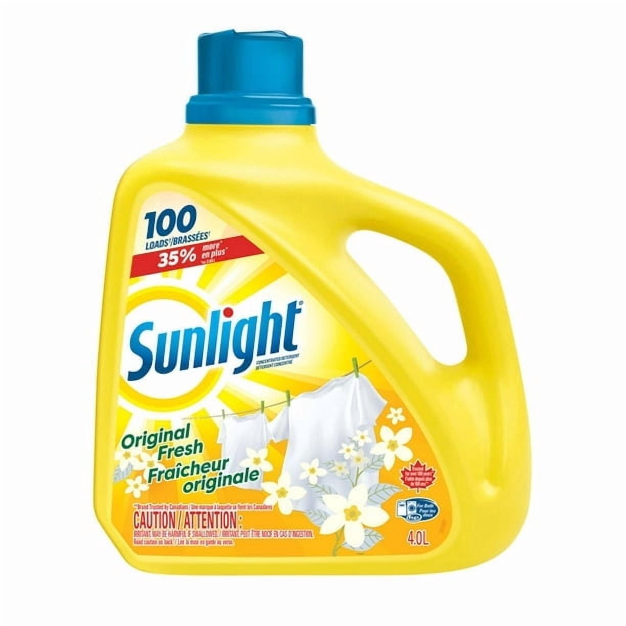 Sunlight Original Fresh 4 L, 100 Wl, Sunlight Fraîcheur originale 4 L