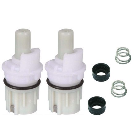 Rp1740 Faucet Stem Repair Kit Replacement Compatible With Two Handle Faucet Plus Rp4993 Seat & Spring - 2 Pack