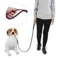 thumbnail image 4 of Leather Dog  Rope Dog Training Leash, Dog Leather Leash, Dog  Rope, Dark Brown Dog Leather Leash Braided Design Dog Training Leash For Pet Dog Training Home For Dog Lover Friend, 4 of 8
