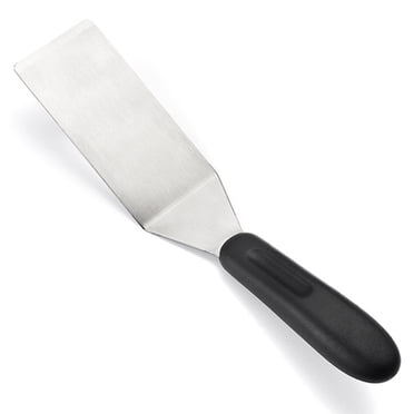 Bwomeauty Kitchen Accessories, 430 Stainless Steel Steak Spatula Pan Frying Iron Plates Roasted Beef Steak Pan Frying Spatula Japanese Cuisine Small Leak Spatula Cooking Tool, Man Gifts