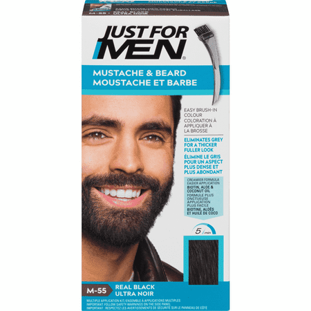 Just For Men Coloration pour Cheveux M-55 Noir Véritable 1 Ch.