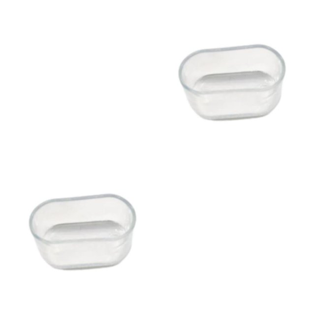 relayinert 16pcs Sock Pad For Furniture Leg Reliable Protection For Valuable Floors Transparent 20*40mm 2Set