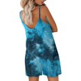 thumbnail image 4 of ORUYROP SNUGWIND Femmes Casual Sans Manches Sangle Lâches Combinaisons Réglables Stretch Shorts Romper avec Poches, 4 of 5