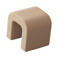 thumbnail image 4 of Elodie Vanity Stool Decorative Fleece Foot Stool for Living Room Hallway Home Decor Khaki, 4 of 8