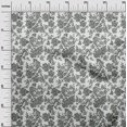 thumbnail image 2 of oneOone Georgette Viscose Fabric Leaves & Floral Ikat Printed Fabric 1 Yard 42 Inch Wide, 2 of 4