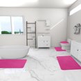 thumbnail image 4 of TIMIFIS Bathroom Rugs Foam Bath Mat 4 Set Bathroom Rugs for 4 PCS Toilet Mats Universal Soft Comfortable Water Absorption Non-Slip Thick Machine Washable Easier to Dry Dark Bath Mat, 4 of 8