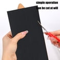 thumbnail image 4 of Z-159 Black Flexible Anti Slip Sole Tape Wave Design 2Pcs Pvc Material Adhesive Aid Activity, 4 of 6