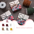 thumbnail image 2 of relayinert 1 Roll Leather Jewelry Making Cord Portable Replacement DIY Trimmable Solid Color Tear-resistant Necklace Anklet Thread Pipe Silver, 2 of 6