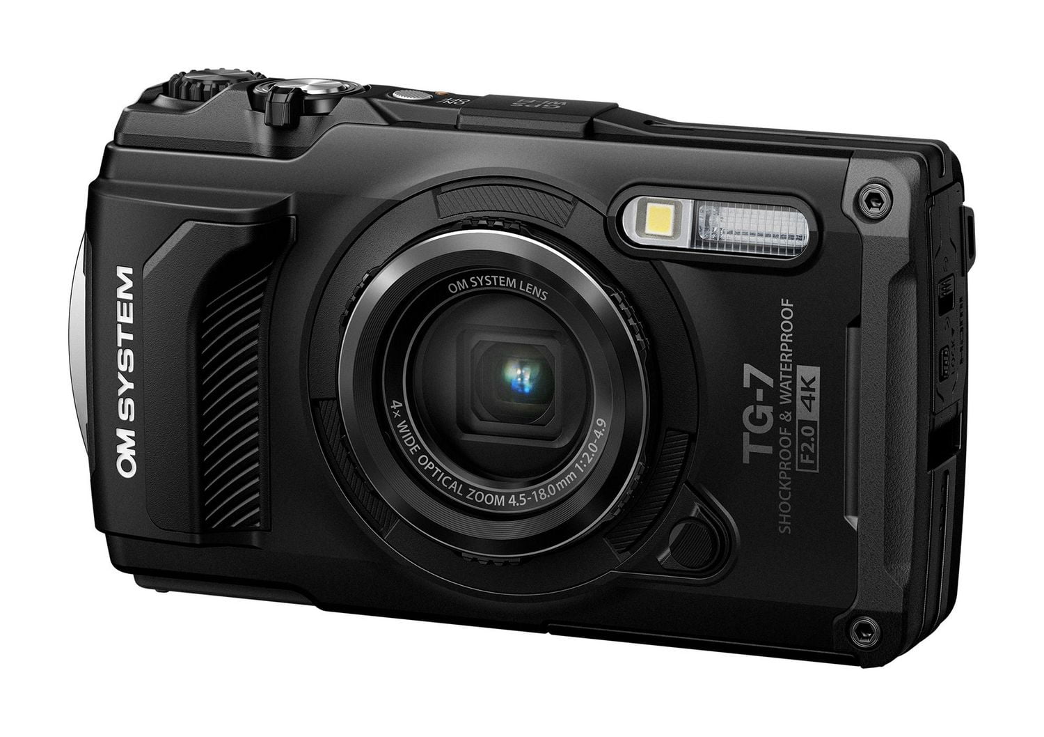 OM SYSTEM Tough TG-7 Digital Camera - Black