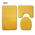thumbnail image 3 of fastboy 3pcs/set Easy To Install Bathroom Mat Set Bath With Ease Eco-friendly Waterproof PJ210611-B007 1Set, 3 of 6