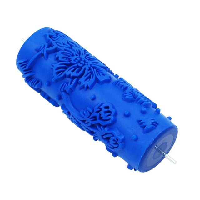 GUOOL 5'' Embossed Pattern Wall Painting Roller Home Decor Paint Brush Tool DIY #2 2