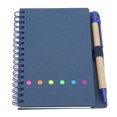 thumbnail image 3 of Livre de Journal, Carnet Design Innovant Double Bobine avec Stylo Insert pour Bureau d'Affaires Papeterie Bleu, 3 of 8