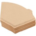 thumbnail image 1 of EcoNesxp Paper coffee filter and unbleached brown hand pour coffee filter 100 pieces disposable cone coffee filter paper disposable cone coffee filter V02 1 to cone hand pour coffee filter cup, 1 of 5
