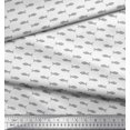 thumbnail image 2 of Soimoi Grey Rayon Crepe Fabric Fish Ocean Printed Fabric 1 Yard 46 Inch Wide, 2 of 2