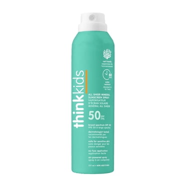 ThinkKids SPF 50 All Sheer Mineral Sunscreen Spray