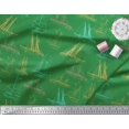 thumbnail image 2 of Soimoi Silk Fabric Ship Ocean Printed Fabric 1 Yard 42 Inch Wide, 2 of 3