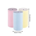thumbnail image 3 of Dvkptbk Pool Dosing Device Color Thermal Paper Roll 57*30mm Receipt Photo Paper Clear Printing for Pocket Thermal for Mini Photo, 3 Rolls Pool Dosing Device, 3 of 3