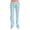 Sky Blue, variant on Lenpel Women's Plus Size Pajama Pants Plaid Drawstring Elastic High Waisted Wide Leg Lounge Pants Casual Pj Bottoms(Black,4X-Large)