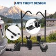 thumbnail image 4 of DSstyles Hitch Bike Rack for 2 Bikes, Bike Rack for Car, Fits 2" Receiver & Up to 5" Fat Tires, Tilt & Fold Bike Carrier for SUVs, Trucks, RVs, Support to 200lbs, 4 of 7