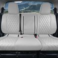 thumbnail image 4 of For 2022-2024 Nissan Frontier FH Group Custom Fit Neoprene Car Seat Covers Wateropoof - Solid Gray Rear Seat, 4 of 5