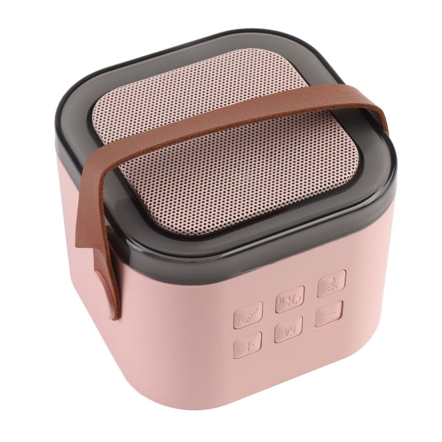 Machine de Karaoké Mini Portable Sans Fil à Main Microphone Haut-Parleur pour Karaoké à la Maison et à l'Extérieur