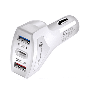 Portatif 3 USB Ports QC 3.0 PD Chargeur de voiture mobile chargeur rapide Adaptateur d'alimentation