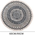thumbnail image 2 of Tapis Rond Doux 90cm pour Chambre à Coucher Salle à Manger Tapis Rond Boho Antidérapant Lavable Chic Mandala Bohème Tapis d'Intérieur, 2 of 5