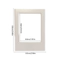 thumbnail image 3 of Magnetic Photo Frame for Wall or Fridge | ABS Plastic, No-Drill , Scratch-Resistant Clear Lens | 6.5x8.8cm | Multicolor | Waterproof, Easy Install Display Stand, 3 of 6