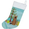 thumbnail image 2 of Carolines Treasures BB4192CS Merry Christmas Tree German Shepherd Christmas Stocking, 2 of 2