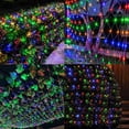 thumbnail image 3 of Estbridge Halloween/Christmas Net Lights Outdoor  6.6FT x 6.6FT 144 LED Fairy String Light with 8 Lighting Modes  Connectable Light for Garden Tree Bushes  Holiday Wedding Party Decoratio, 3 of 7