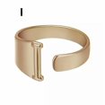 thumbnail image 1 of CUITING Fashion Adjustable Initial Alphabet Letter A-Z Ring Finger Rings Women Jewellery-Silver C, 1 of 9