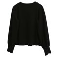 thumbnail image 1 of MeetoTime Kids Girls Fall Long Sleeve Crew Neck T-Shirt Base Layer Tops 2024 Cotton Soft Solid Color Undershirt, 1 of 3