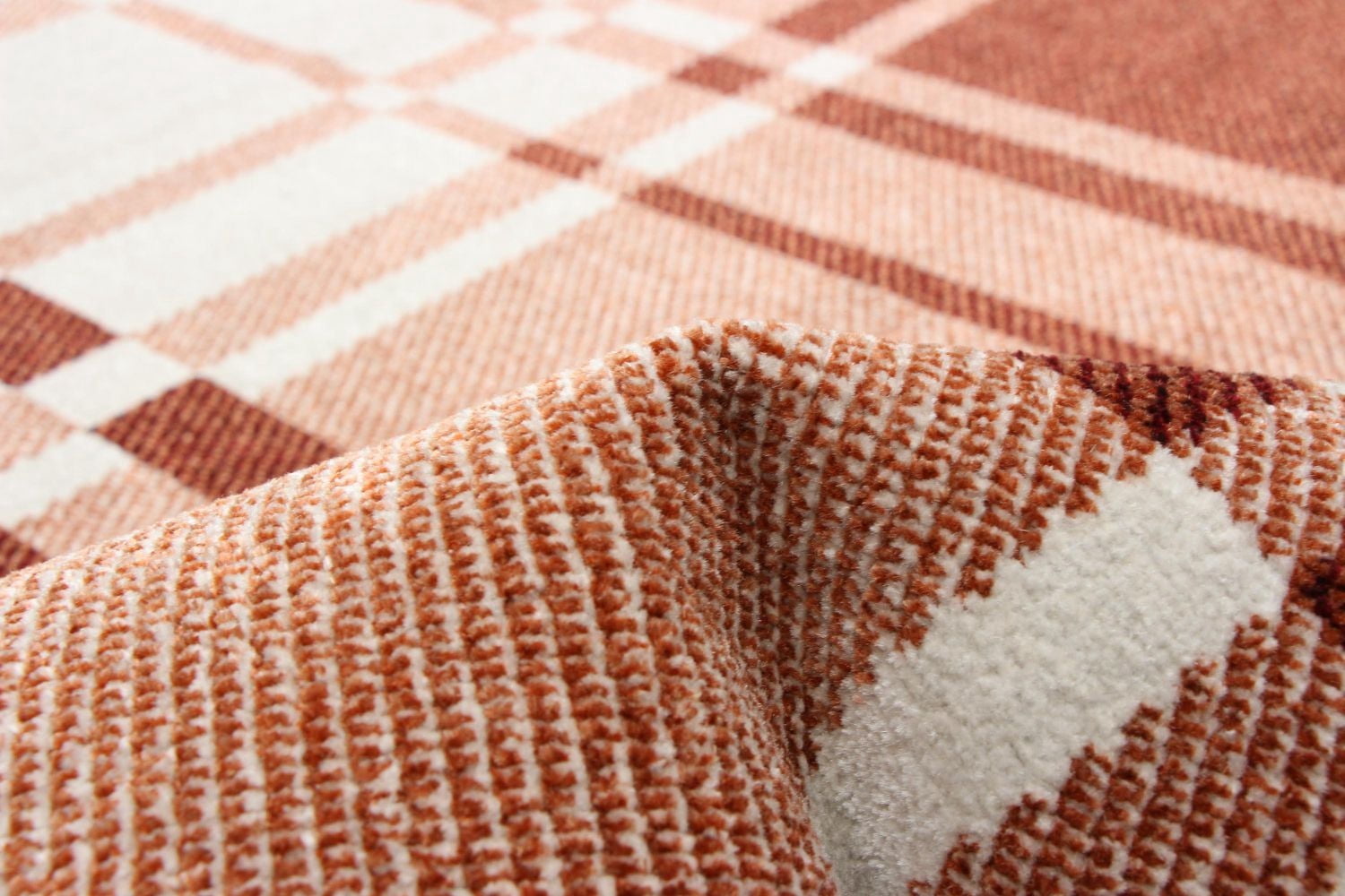 Tapis Lavable ECARPET à Carreaux pour Chambre, Salon, Chambre d'Enfant, Couloir