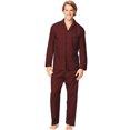 thumbnail image 1 of Hanes Mens Woven Pajamas, S, Red Plaid, 1 of 1